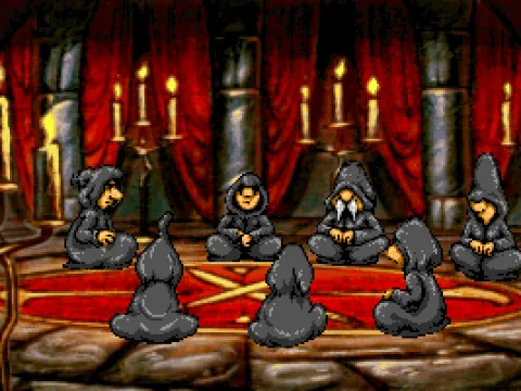 
											These hooded figures summoned the dragon that you're called to get rid of