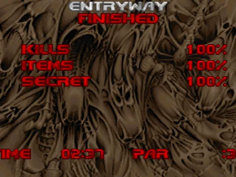 
											Level analysis screen