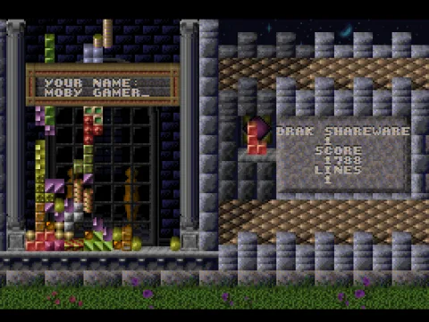 
											High score entry