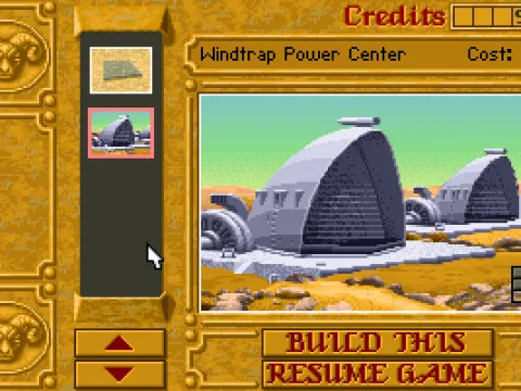 
											A construction menu