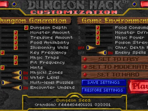 
											The dungeons are as customizable as you can get short of actually placing the walls yourself.