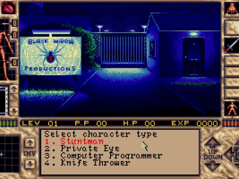 
											Character selection