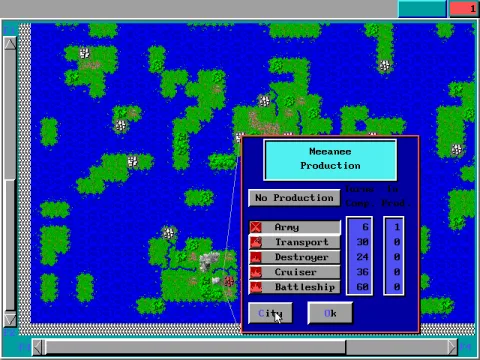 
											City Production Details