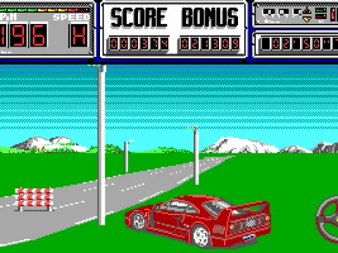 
											Whipping around a lamp-post. (EGA)