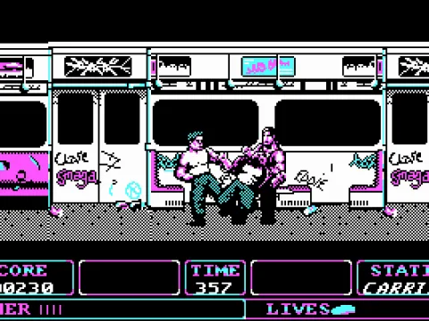 
											Fighting on a train