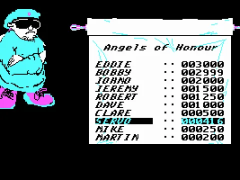 
											Game over; enter your name into the high scores