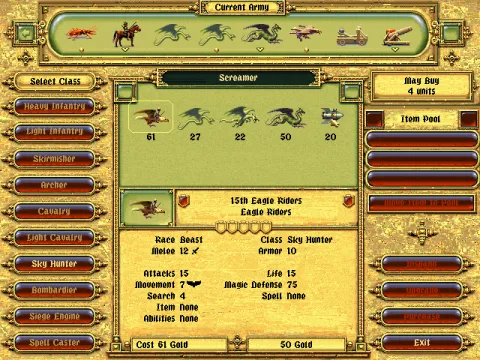 
											Buy your army