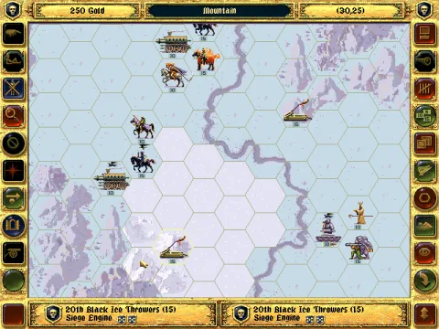 
											Playing a single scenario as the bad guy - winter scenery