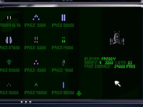 
											Equip screen