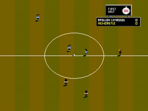 
											The start of a match between Newcastle and Apollon Limassol