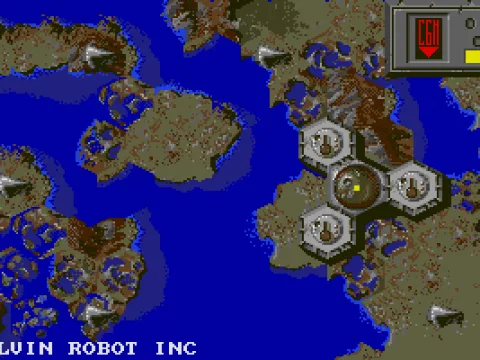 
											Setting your mothership down on a zoomed-in map