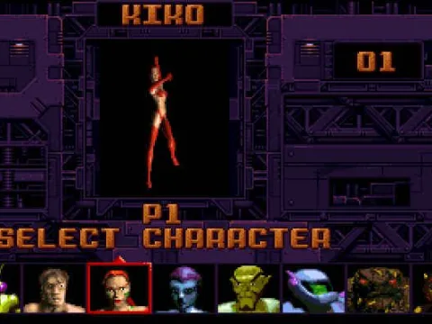 
											Character Selection for One Player