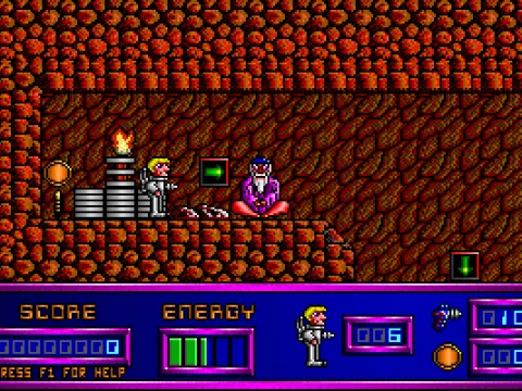 
											The man in the purple will give you some bad news.