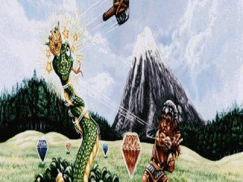 
											God of Thunder promo art, used within the game