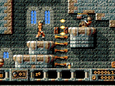 
											In Act 2, you're fighting legionaires like the one on the right. (VGA)