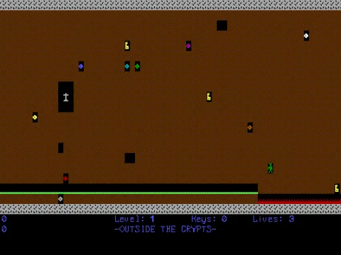 
											Starting location, first level