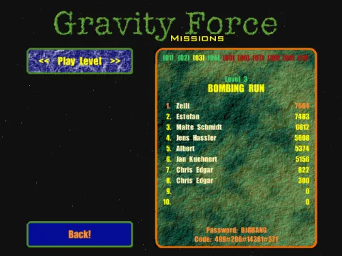
											The single-player missions screen