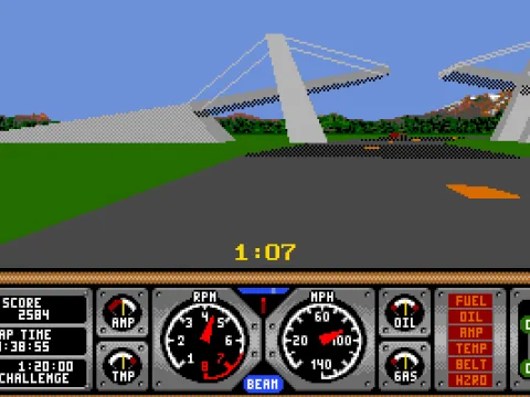 
											the drawbridge on the stunt track - VGA