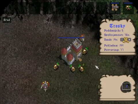 
											In-game - viewing town stats (demo version).