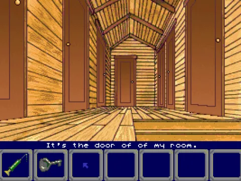 
											Corridor in the chalet