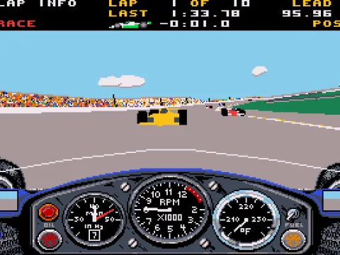 
											Facing the wrong way after a crash! (VGA)