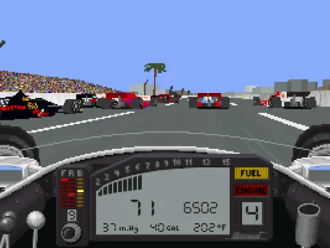 
											Racing at Long Beach.