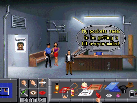
											How right you are, Jack. The inventory is at the bottom of the screen.
