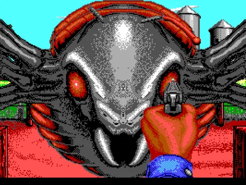 
											Face to mandible with a mutant