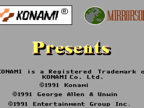 
											Konami and Mirrosoft proudly presents...