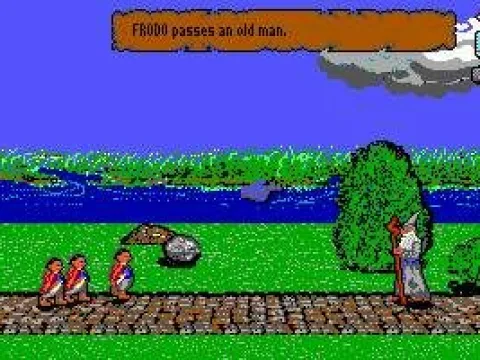 
											Frodo meets an old man