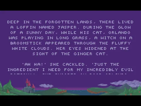 
											The opening narration tells the background story behind the game.