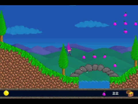 
											You need to collect fruit to power your ranged attack.