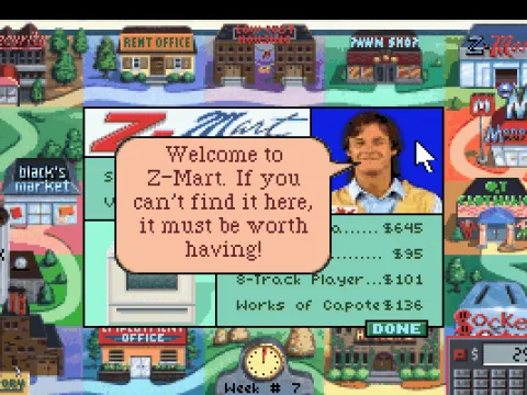 
											In the Z-Mart (MCGA/VGA)