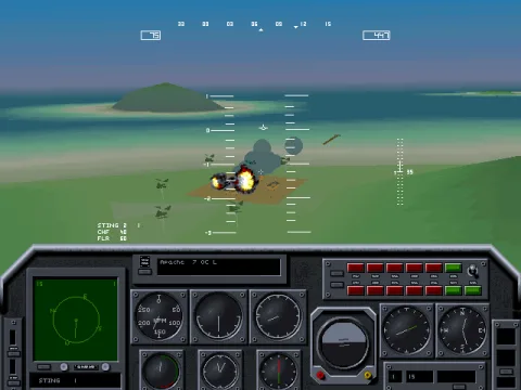 
											Attacking a possible pirate base (SVGA)