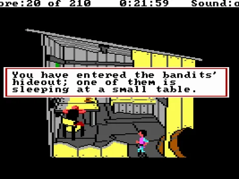 
											The bandit's hideout