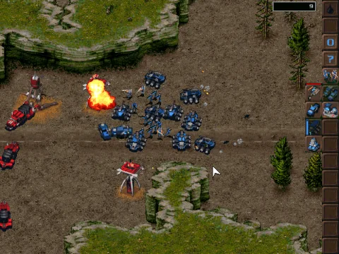 
											Attacking the enemy base.