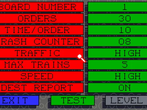 
											Level options (VGA)