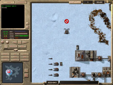 
											Moving assault gun