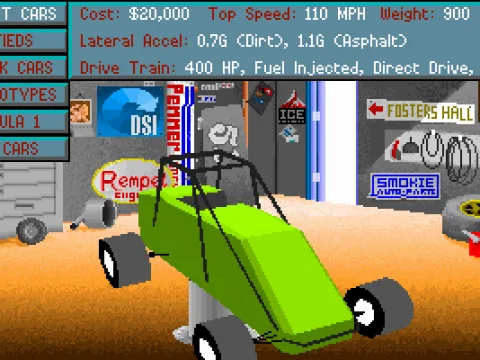 
											Car Selection during Practice (MCGA)