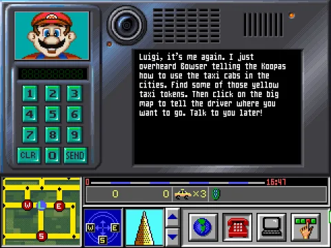 
											Message from Mario