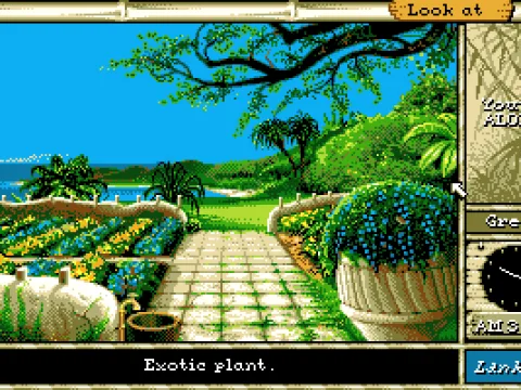 
											The garden