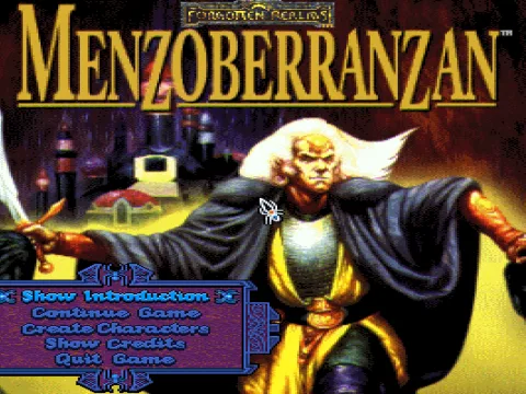 
											Menu Screen