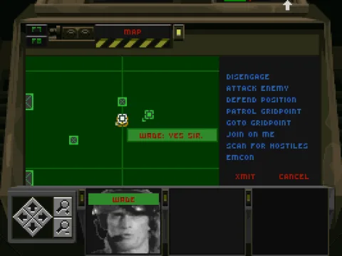
											In the lower part of your cockpit's dashboard there's a MFD with a tactical map