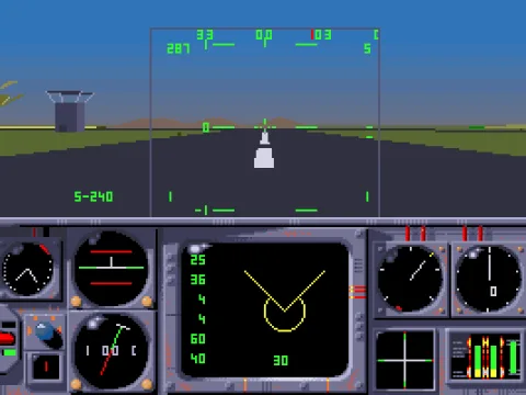 
											Cockpit view, while taking off - pure vector fun!