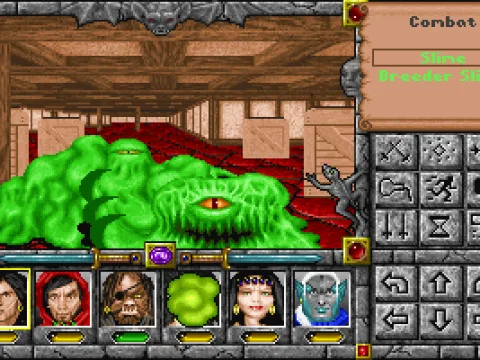 
											Indoor battle: Ridding the city of Vertigo of slimes and Breeders.