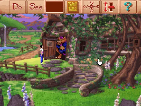 
											Bookwyrm's front yard and your first map location. (MCGA/VGA)