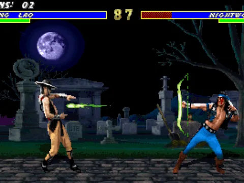 
											Nighwolf's arrow hits Kung Lao