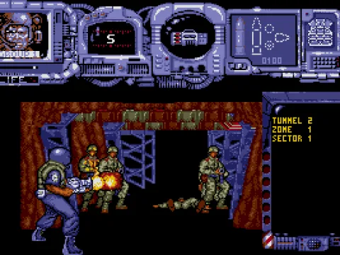 
											Police Rambo. TRATATATA!