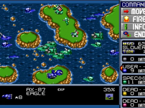 
											Command map