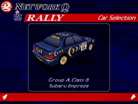 
											Car Select Screen